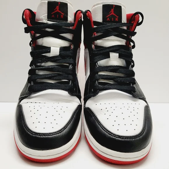 Nike AirJordan 1 mid Gym Red554724-122 Size 11